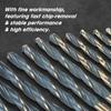 13Pcs High-Speed Steel Drill Bit Hard Metal HSS Twist Bit Stainless Steel Drilling Twist Drill Set with Storage Case