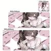 Large Size Pink Mousepad xcm Anime Girl Deskmat XXL Kawaii Nonslip Mouse Pad Cute Mice Rugs Extended Gaming Keyboard Mat