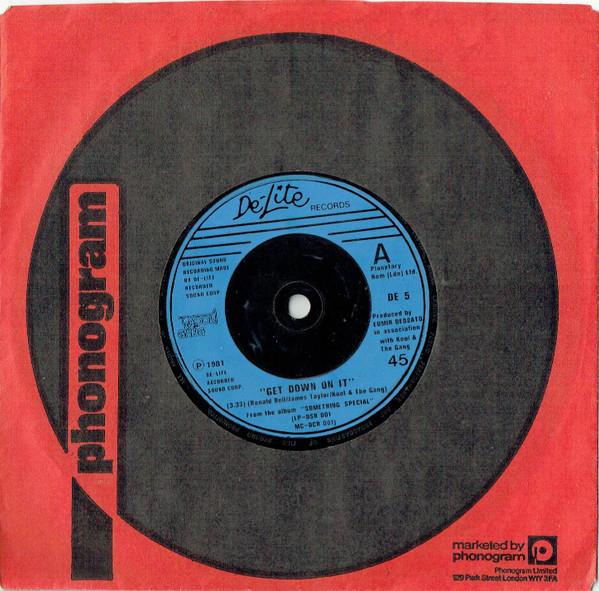 

7inch Record KOOL THE GANG Get Down On It DE5 DELITE 1981 UK SoulFunk Used