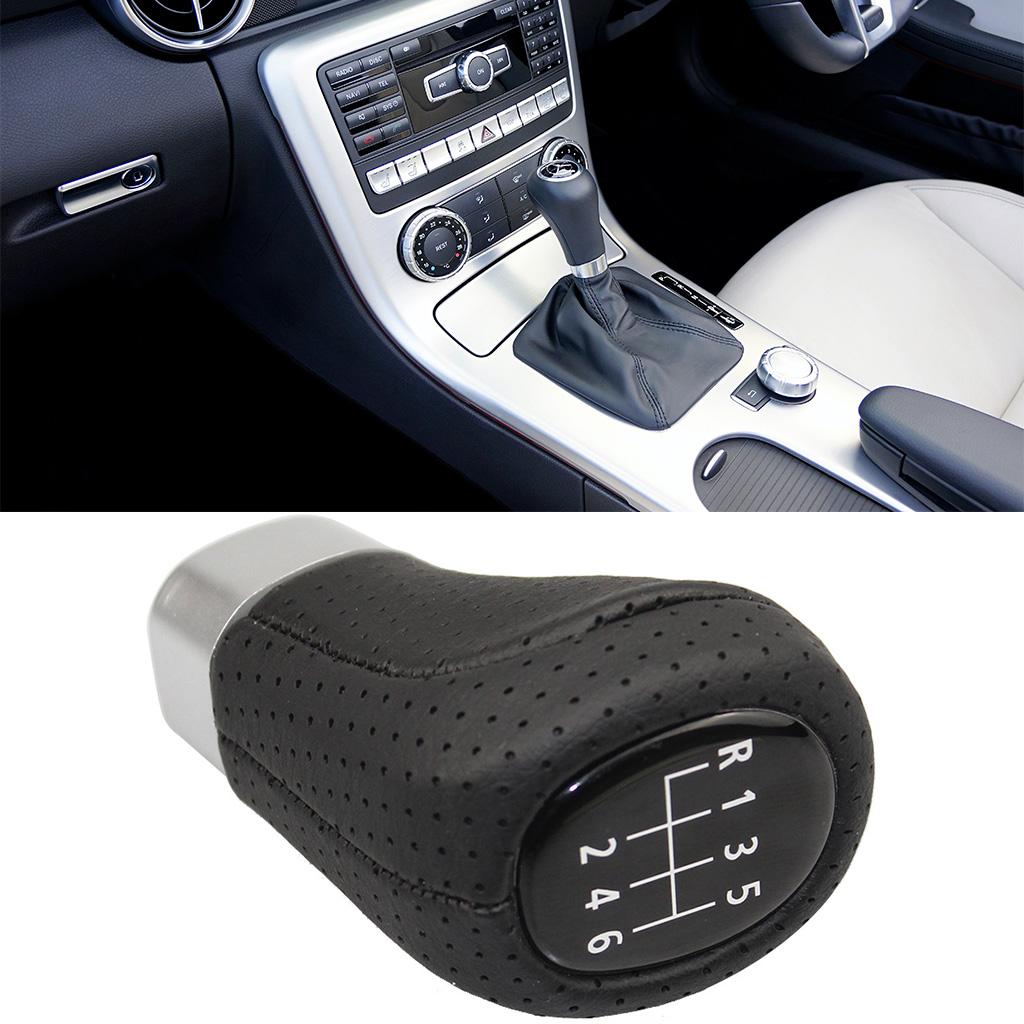 💰Kaufe 5/6 Speed Manual Car Gear Stick Shifter Advanced Leather Gear