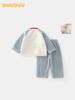 DUUDUU Velvet Baby Two-Piece Set: 2025 Class A Girls' Autumn/Winter Outfit