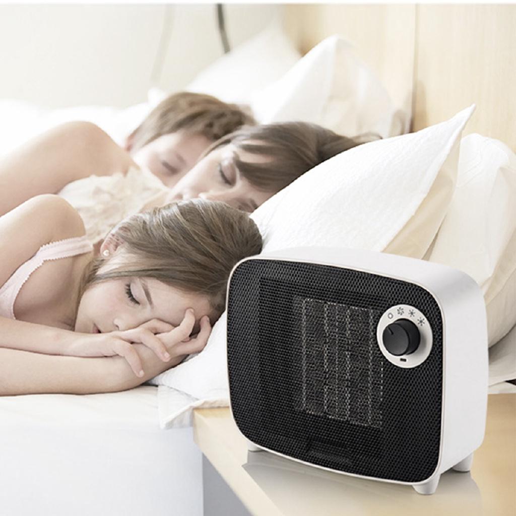 Small Handy Heater Fan 1500W Electric Space Mini Heater Fan 220V Desktop Fan Portable Warmer Air Blower Fan