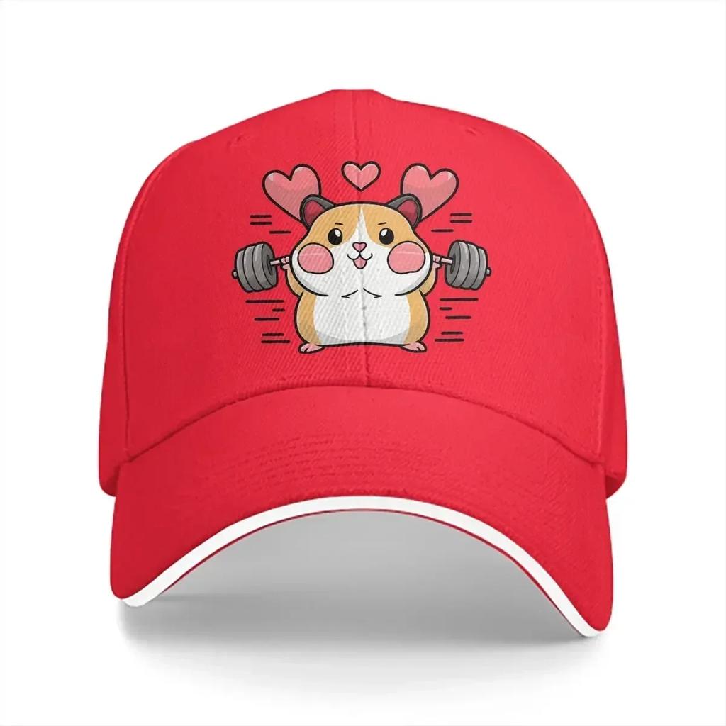 Heart of Gold Baseball Cap Men Hats Visor Protection Snapback Cute Hamster Animal Gifts Caps