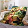 World of Warcraft Blankets Classic Game Blankets Art Printed Blankets Flannel Throw Blankets for Bed Sofa Party Kids Aldult Gift