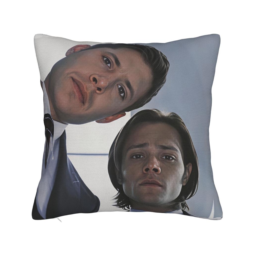 Supernatural Mugshot Dean & Sam (11) Pillow Case Comfy Pillow Cover For Living Room Bed Chair Vintage Pillowcases