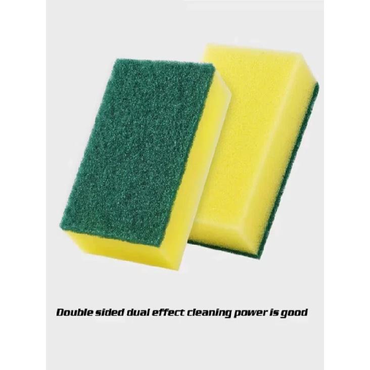 10/20/30/40/50pcs Dishwashing Sponge, Scouring Pad, Dishwashing Cloth, Kitchen Cleaning, Bowl Brushing, Pot Brushing, Magic Wiping, Household High