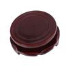Wood Round Base Flowerpot Drip Tray Red Textured Non-Slip Heat-Resistant Plant Pots Saucer for Ceramic Basin Balcony Flower Pots