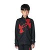 UA TRACK JACKET Black Red YMD [Under Armour]