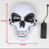 Halloween Adult Purification Mask LED Glowing Skull Terror Mask Cold Light Mask Role Playing Masquerade Ball