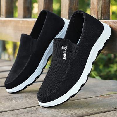 Loafers Men Sneakers Mesh Breathable Non-Slip Slip On Vulcanized Shoes Soft Sole Solid Color Comfortable Water Shoes Zapatos