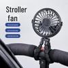 Octopus Portable Mini Baby Stroller & Desk Fan with Night Light