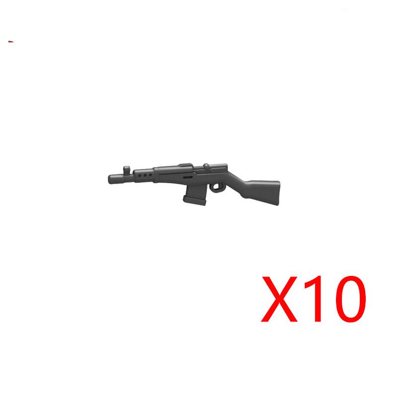 Military Building Blocks Accessories Soldier Figures Weapons Box Rifle Submachine Gun AKM Shield Mini Brick Toy K003 Gift