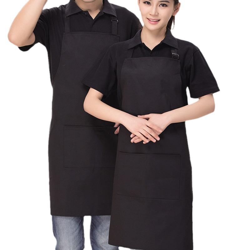 Stain-Resistant Neck-Hanging Waiter Apron for Chefs and Restaurant Staff