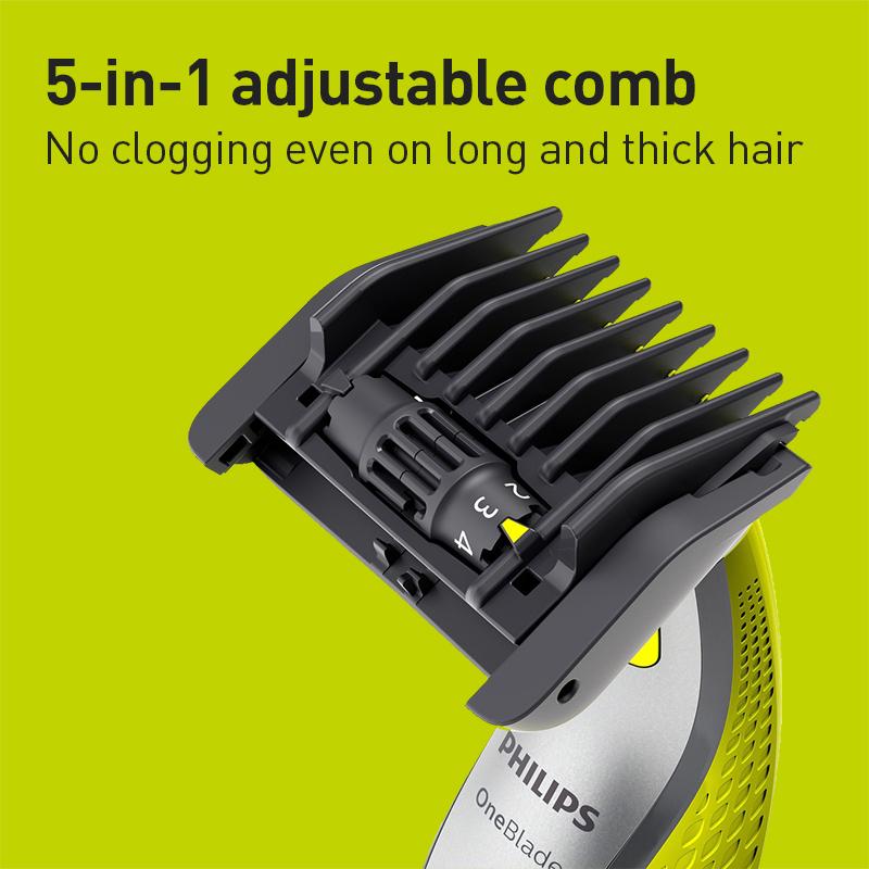 Philips QP2734/23 Muli-function Shaver Trimmer OneBlade360 QP2734/23 Multi-function Electric Shaver Trimmer with 5-in-1 Adjustable Comb