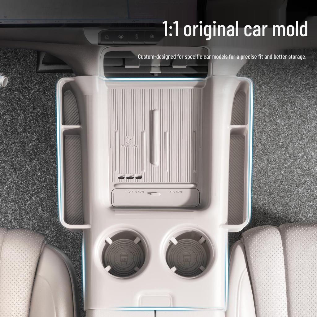 Zhiji LS9 Cup Holder Silicone Anti-slip Mat - Interior Car Accessory for 26 Models