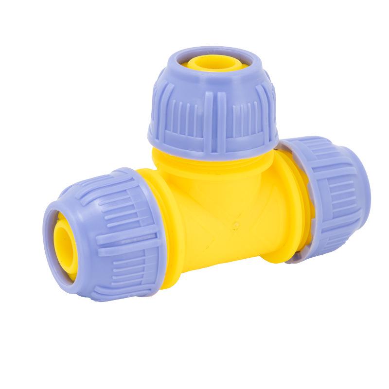 5-ходовой разветвитель для садового шланга и 3-ходовой адаптер-соединитель для мягких труб