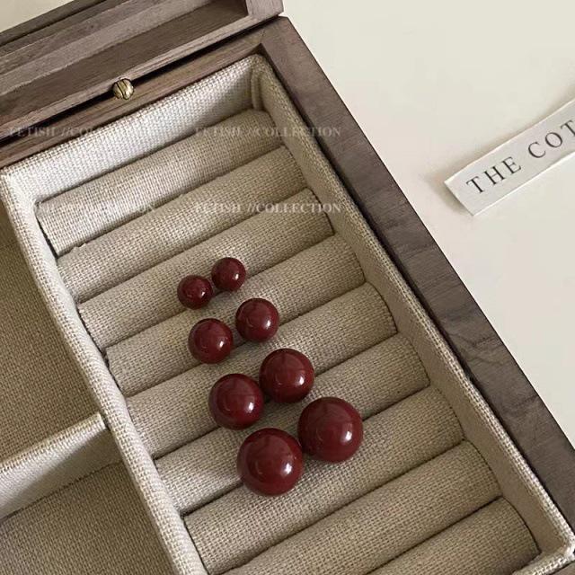 S925 Silver Needle Pearl Stud Earrings for Women