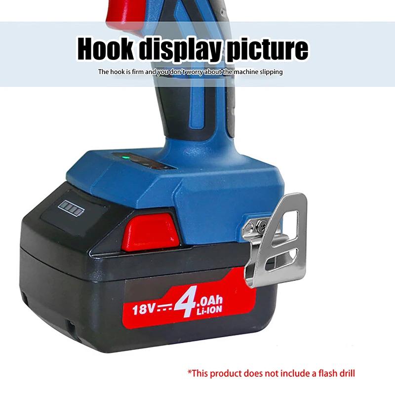 2pcs Electric Drill Belt Clip Hooks For 18V 20V Drill Driver N268241 N169778 DCD980 Hammer Impact Wrench Accessories