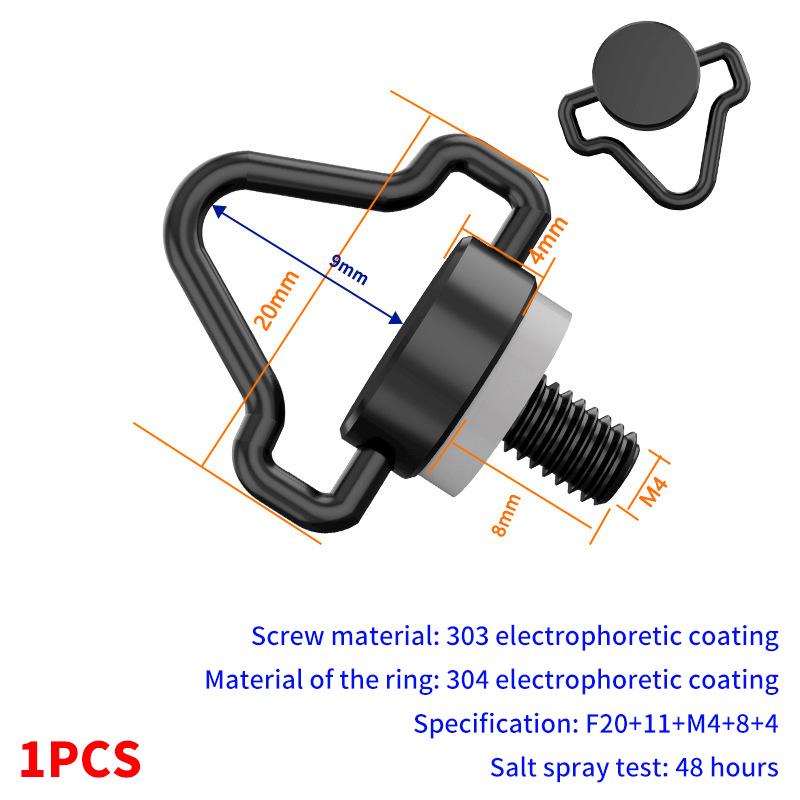 M4 Hand-Tightened Drone Quick Release Remote Control Screw Shoulder Strap Lanyard Screw Drone Accessories Suitable For Dji