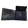 [coconi] Bifold Geldbörse, Intarsienarbeit, Heller Streifen, Hasen-Design, Bifold Geldbörse mit Münzfach, Herren und Damen, Geschenk, Praktisch, Hasenmünze