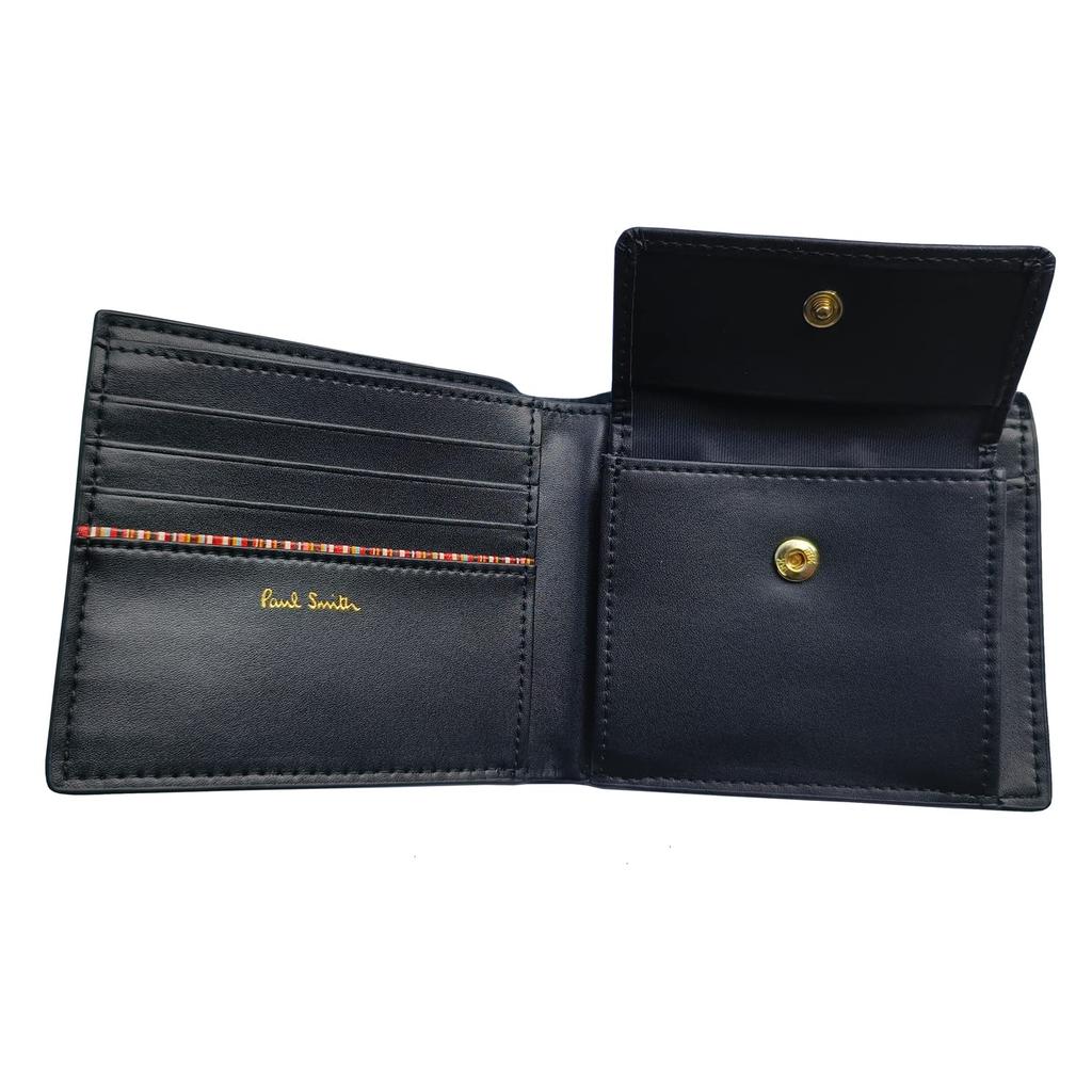 [coconi] Bifold Geldbörse, Intarsienarbeit, Heller Streifen, Hasen-Design, Bifold Geldbörse mit Münzfach, Herren und Damen, Geschenk, Praktisch, Hasenmünze