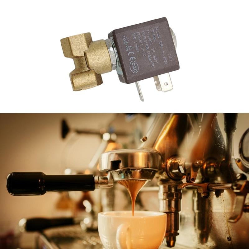 Steam Gas Solenoid Water Valves Replacement Electromagnetic Control Valves for Coffee Maker Steam Air Waters Boiler