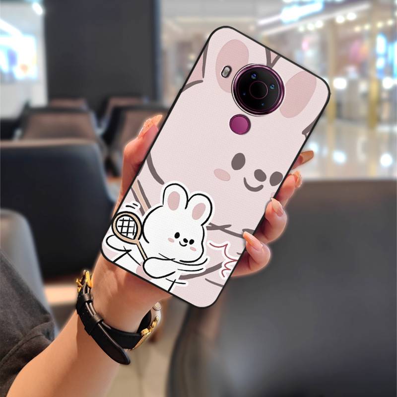 Shockproof Couple Phone Case For Nokia 5.4 Durable Phone Pouch Dirt-resistant Protective Anti-knock TPU Graffiti Cute