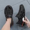 Men's shoes 2025 summer new outer wear stepping on shit all-inclusive hole shoes men's breathable hollow seaside beach sandals