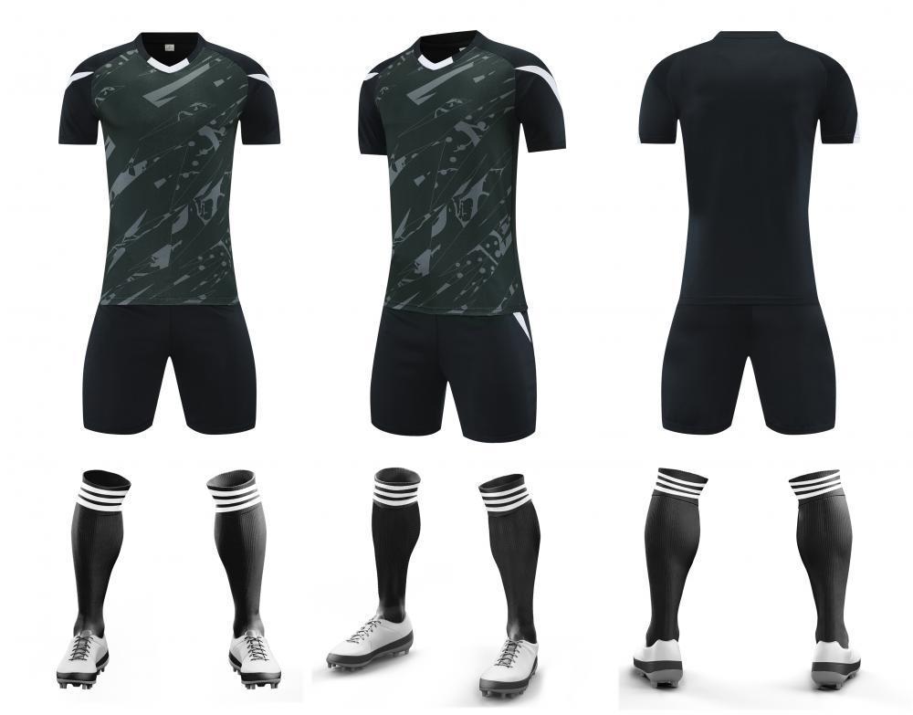 Uniformă de antrenament de fotbal pentru bărbați adulți, cu uscare rapidă, respirabilă, cu număr personalizat