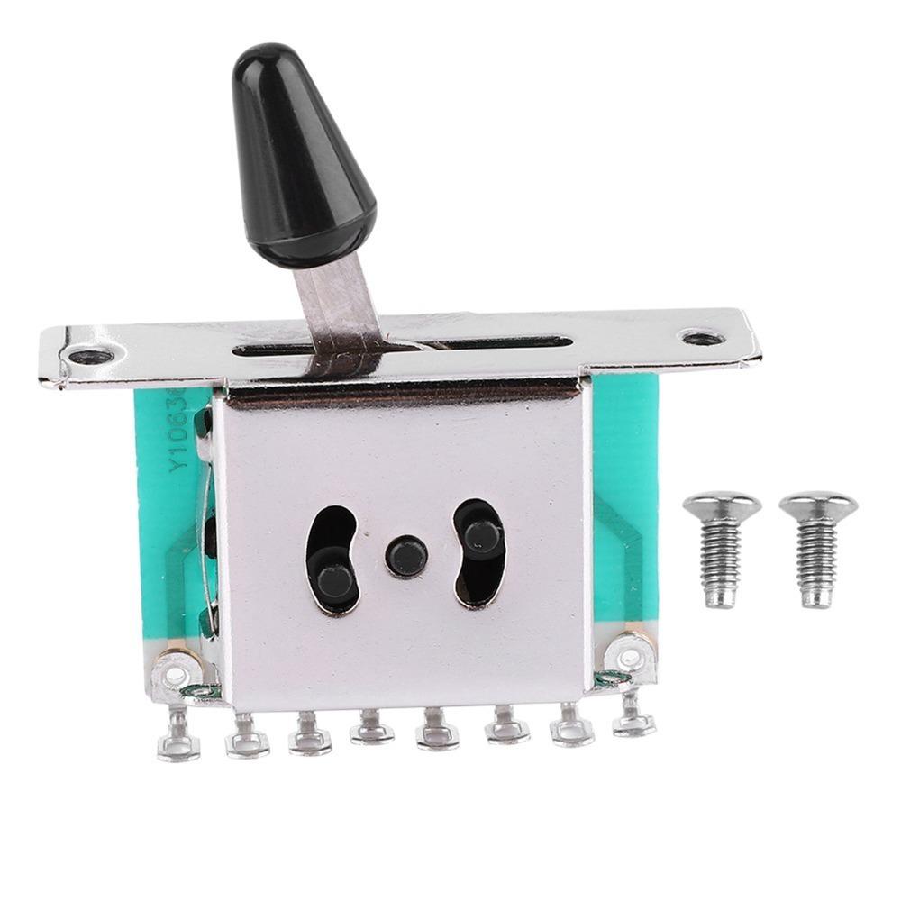 5-Way Position Guitar Lever Switch Metal Electric Guitar Pot Switch For Guitar