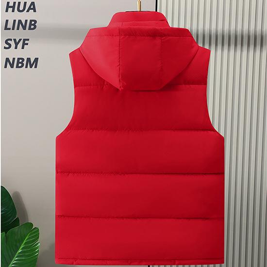 Thick Vest, Autumn and Winter Casual Men's Plus Size Vest Jacket, Fashionable and Warm, Shoulder Length