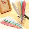 3pcs Creative 0.5mm Gel Pen Feather Shaped Pen School Office Supplies School Office Stationery Kit
