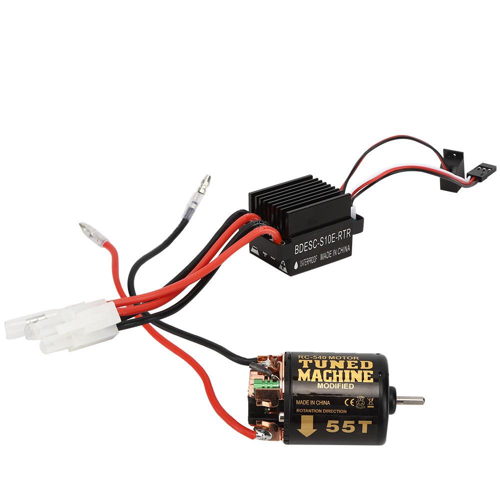 RC model auta univerzální 540 kartáčový motor s 320A kartáčem ESC RC díly Příslušenství55T