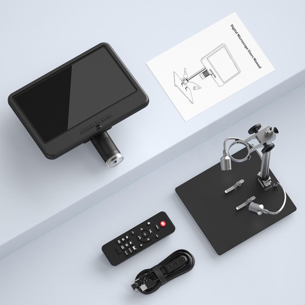 HD 10,1 Zoll Digitalmikroskop für die Reparatur von Mobiltelefonen und Uhren