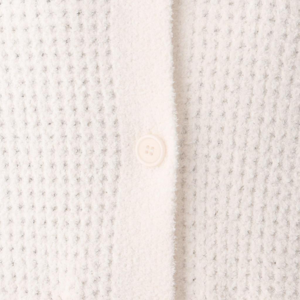 Afternoon Tea Living Pajama/Loungewear Set JF76 Waffle Knit Cardigan, Ivory