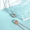 Petals Dancing Pendant Necklace Korean Version Of High-End Beating Heart Rose Smart Necklace Premium Durable Quality