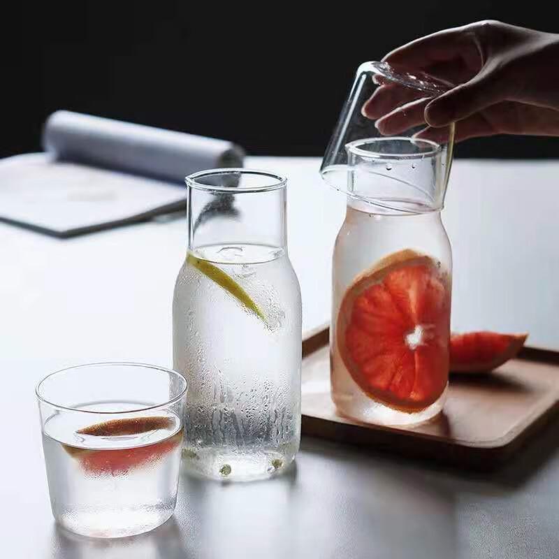 Japanese Style One-Person Glass Teapot Set Large 550ml