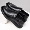 2024 Spring Fashion Casual Leather Men's Dress Shoes Spring Autumn New Designer Soft Sole Solid Color Loafers Man