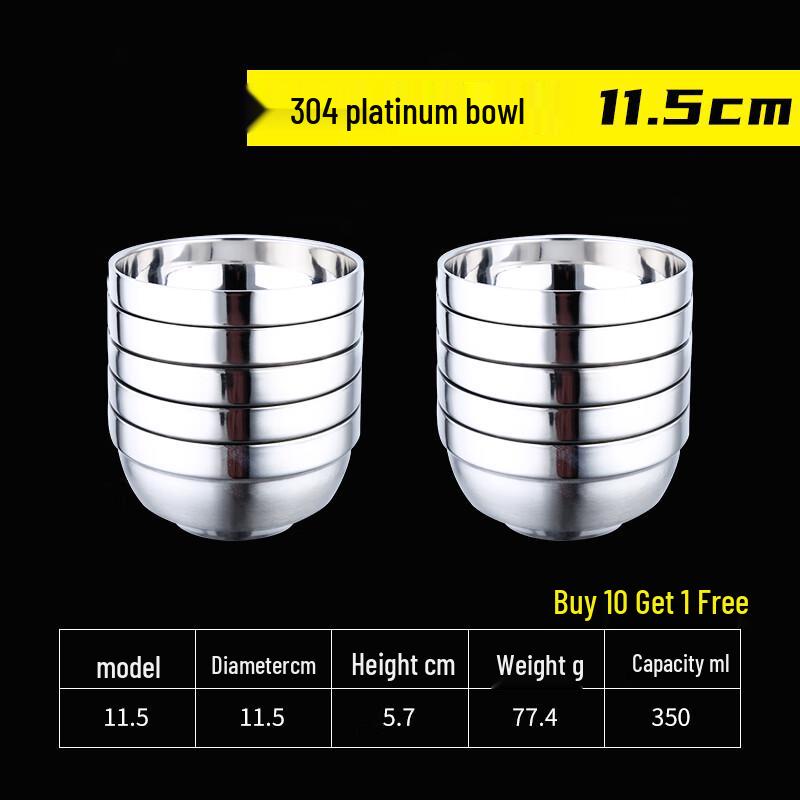 Zhaoran 304 Stainless Steel Insulated Bowl