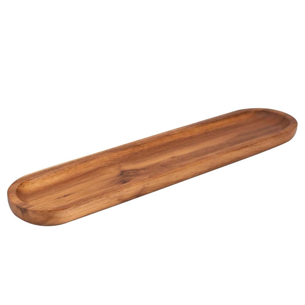 

Wood Serving Tray Multi-Functional Decorative Food Serving Wood Tray for Dessert Cheese Snack Appetizer Fruits Sushi