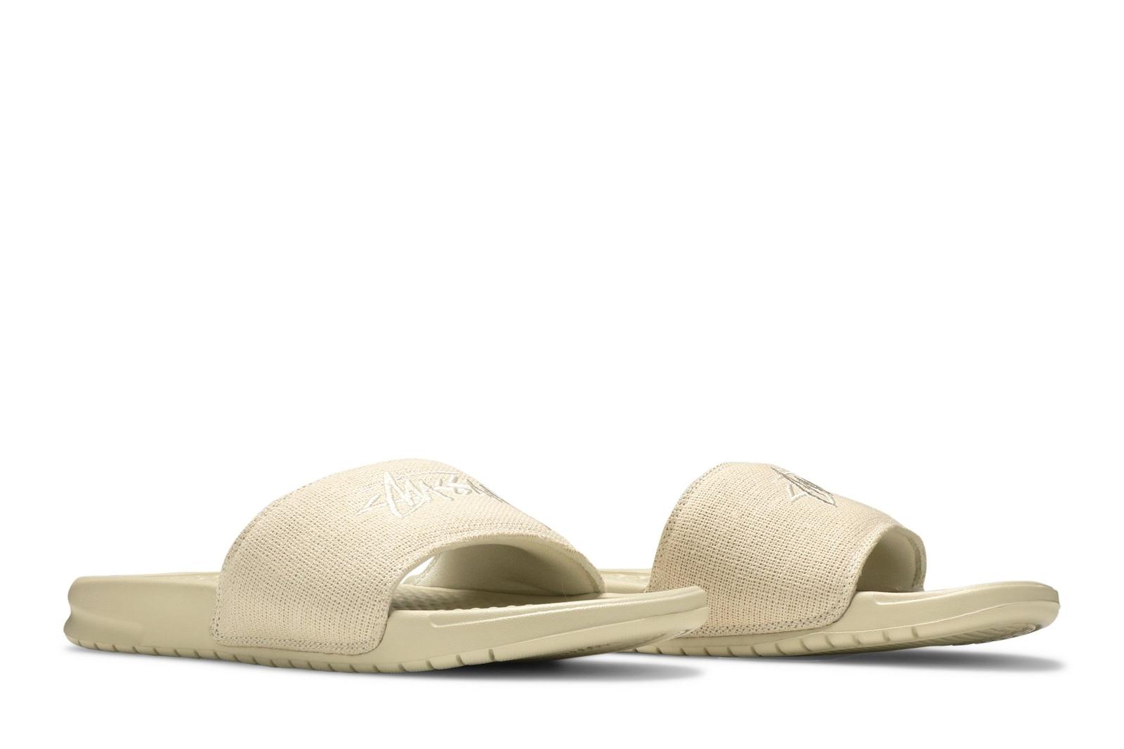 Nike Stussy x Benassi Fossil Stone DH1584-200 36