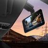 4-inch Dashcam, IPS HD 1080P Car DVR, Dual Front and Rear Cameras, Supports Reversing Camera Function.