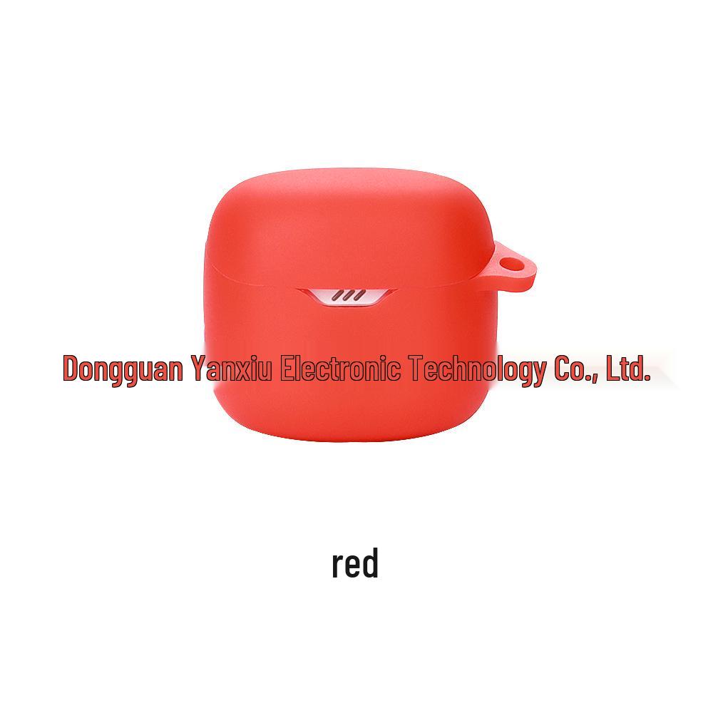 JBL Tune Flex Small Crystal Bean Наушники Силиконовый Защитный Зарядный Кейс JBL TUNE FLEX Small Crystal Bean красный