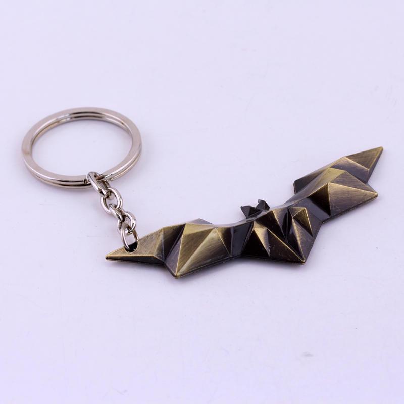 Bat Pendants Keychain Toy Superheroes Movie Jewelry Car Key Ring Bags Accessories for Men Women Fans Gifts Souvenir