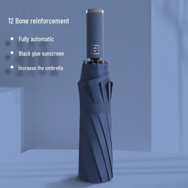 72-Rib Automatic Folding Umbrella for All Weather - Sunshade and Sunscreen for Men, Women, and Students