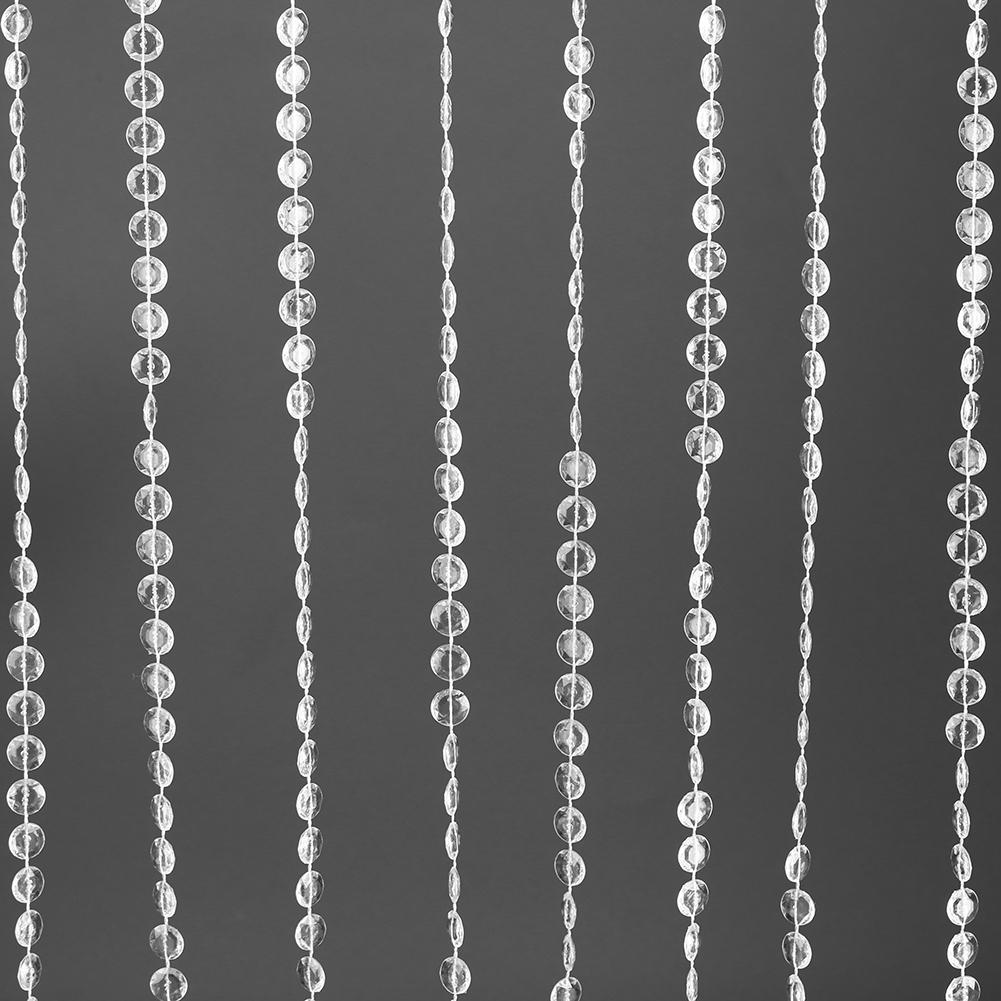 30m Acryl Kristallähnliche Schnur Perlen Vorhang Hochzeit Geburtstagsfeier Dekorationen DIY Basteln #1