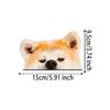 2 kusy 6"x3,75" Vodotěsná dekorace auta a kola Akita pes Podlé oči Vinylová nálepka -