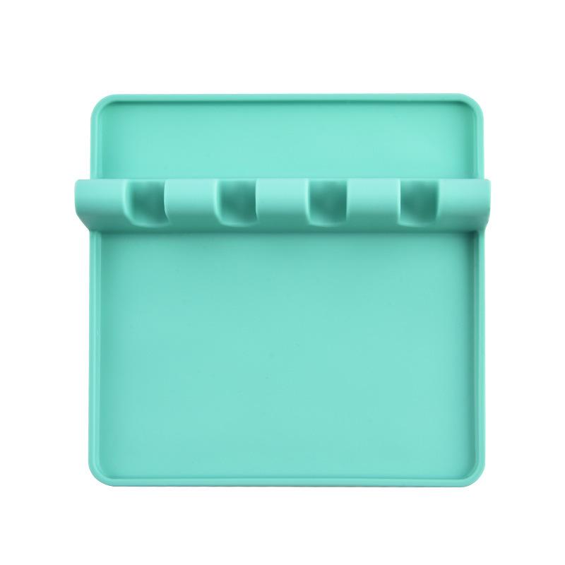 Silicone Kitchen Countertop Spoon & Ladle Rack, Chopstick Rest, Pot Lid Holder