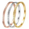 Women's High-End Fashionable Titanium Steel Full Diamond Bracelet – Personalized Design