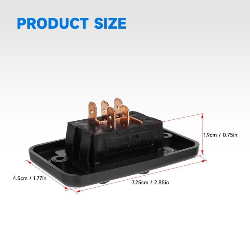 Quick Install Rocker Lift Switches For Recreational Vehicles Slide In Slide Out Function Universal Compatibility